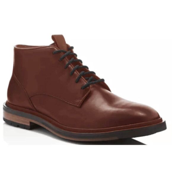 COLE HAAN Cranston Brown Leather Lace-Up Chukka Boot Size 13M - Picture 1 of 9